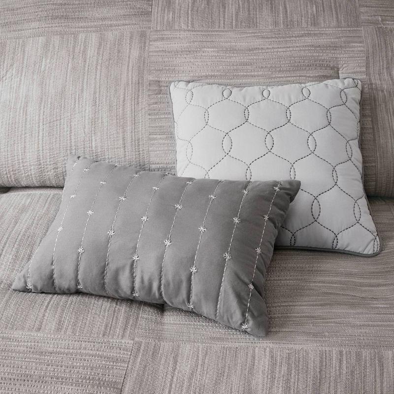 Madison Park Walter 7 Piece Printed Weave Seersucker Comforter Set