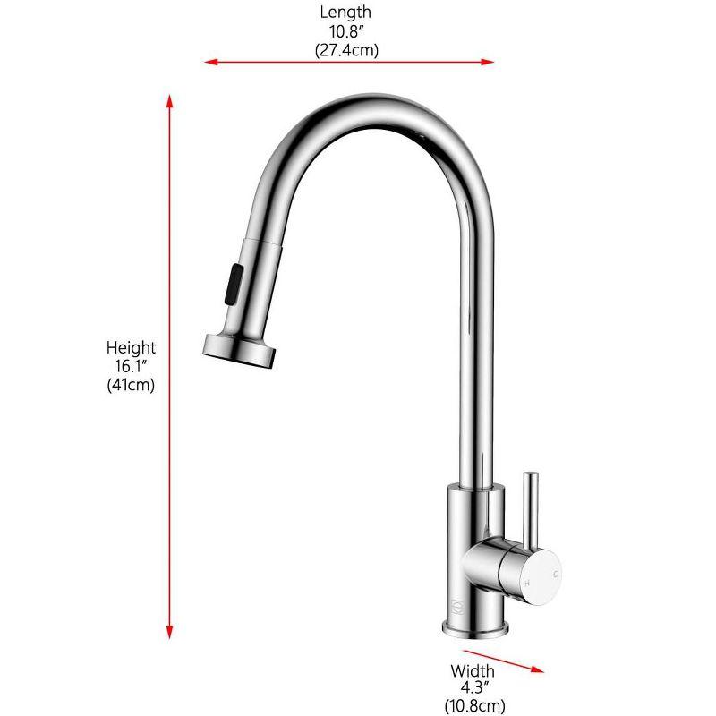 Elegant Lighting Sem Kitchen Faucet