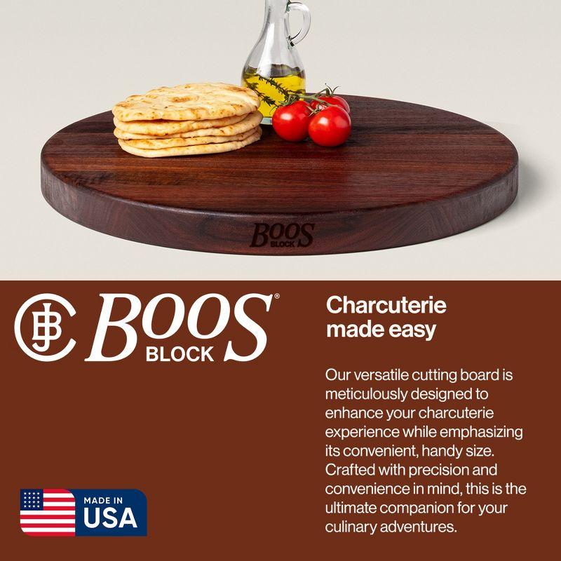 John Boos John Boos 18" Round Cutting Board, 1.5" Edge Grain