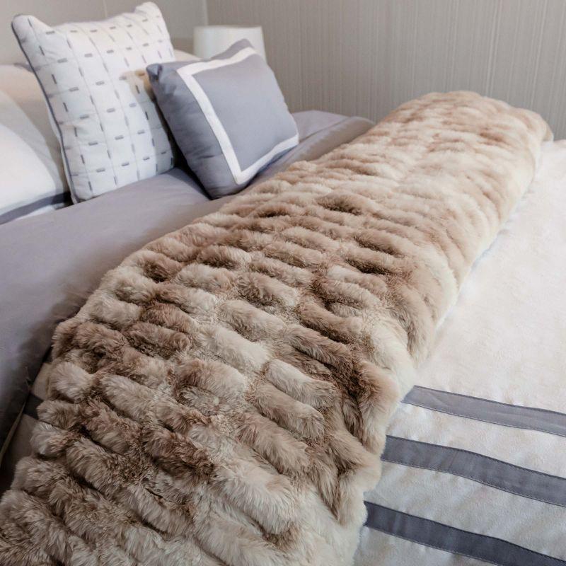 Lavish Home 60x80-Inch Faux Fur Blanket