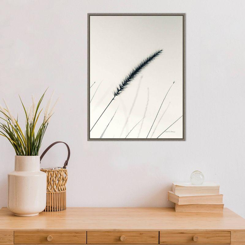 18" x 24" Field Grasses V by Debra Van Swearingen Framed Wall Canvas - Amanti Art: Modern Nature-Inspired Decor