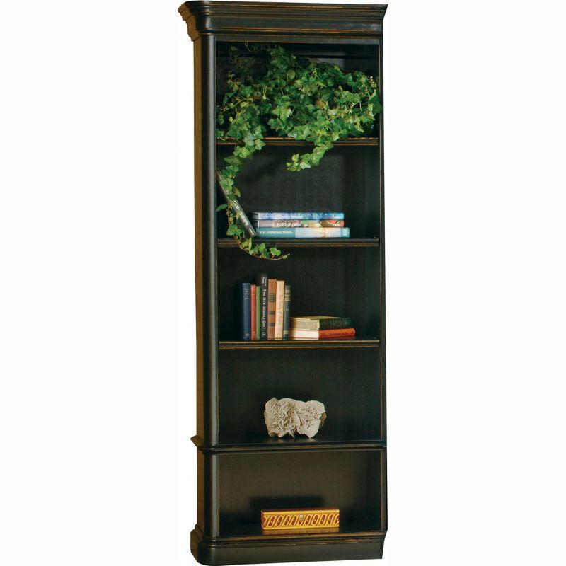 Adjustable Brown Wood 79" Tall Bookcase