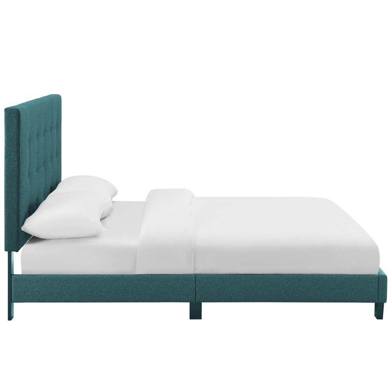 Modway Melanie Tufted Button Upholstered Fabric Platform Bed