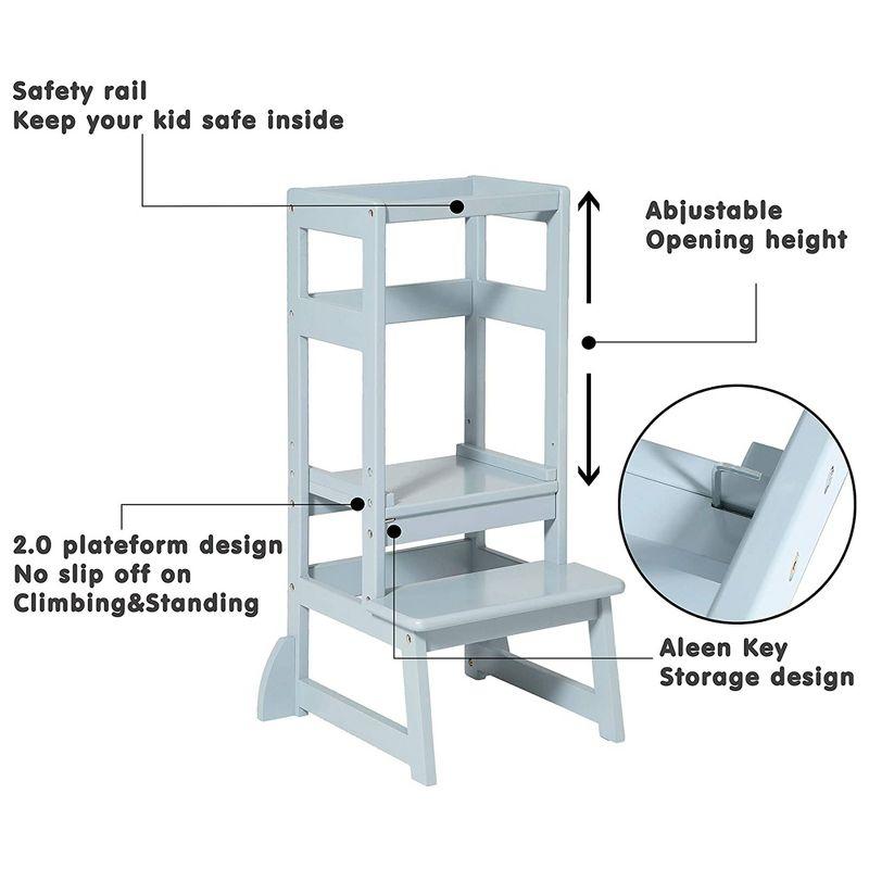 SDADI White 2 - Step Stool