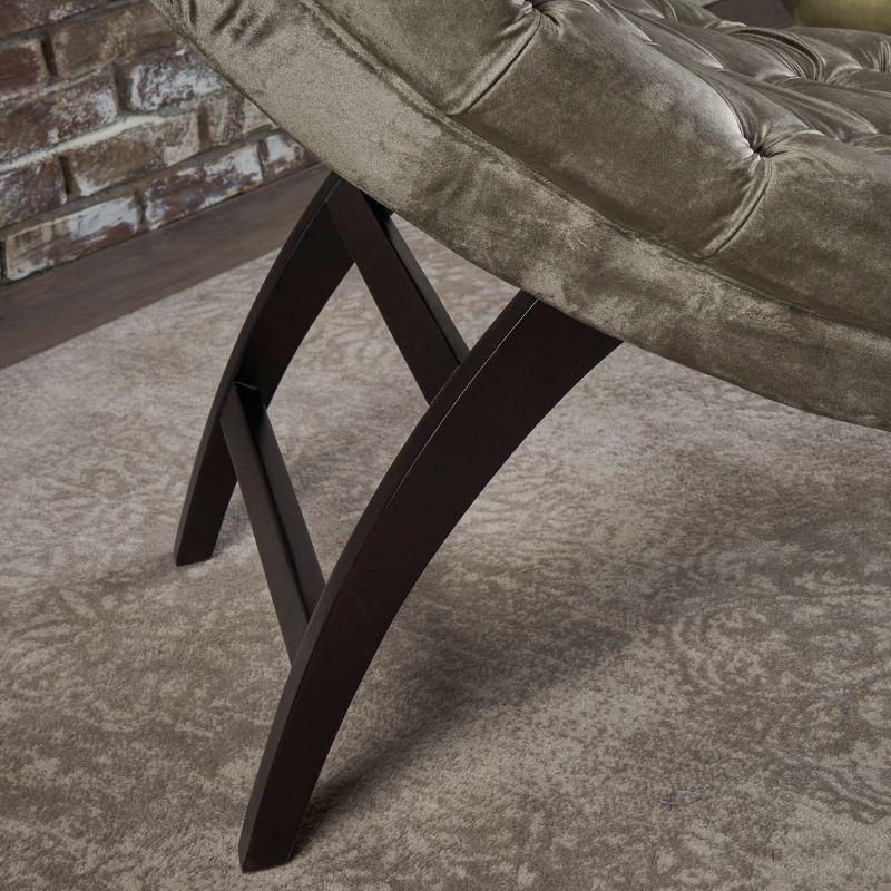 House of Hampton® Chaise Lounge With Velvet Fabric