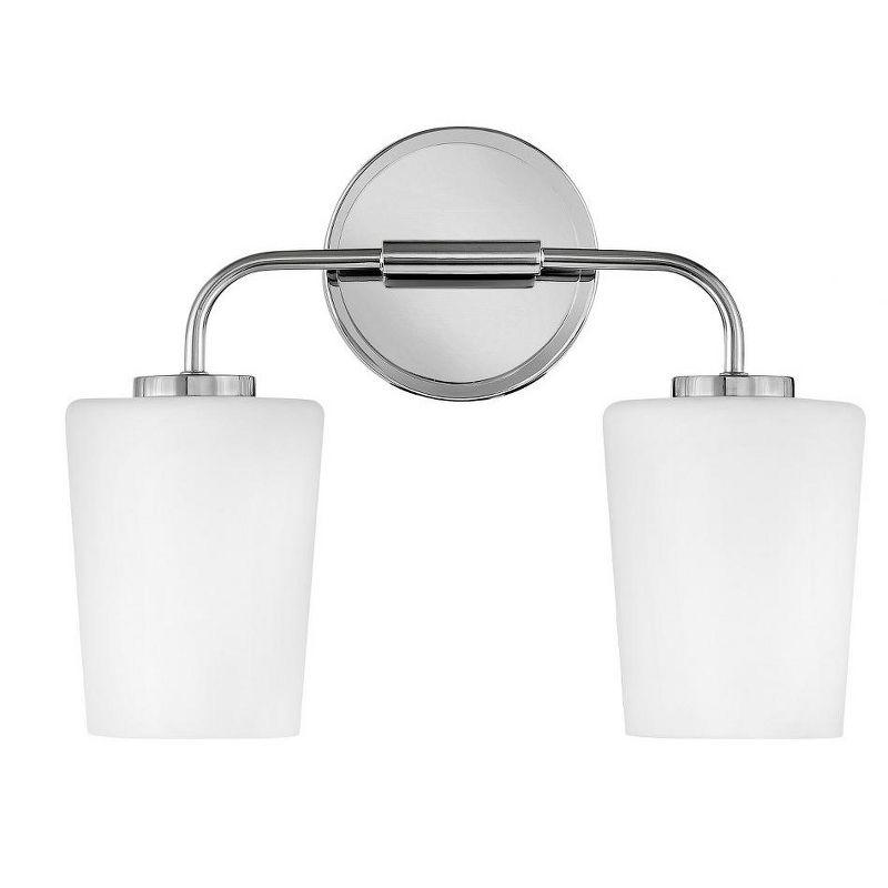 Fitz 2 Light Frosted Dimmable Vanity Light