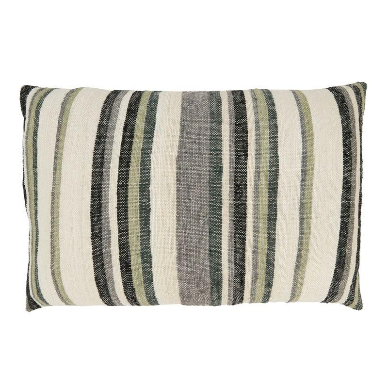 Amiyah Collection Striped Cotton Pillow Cover