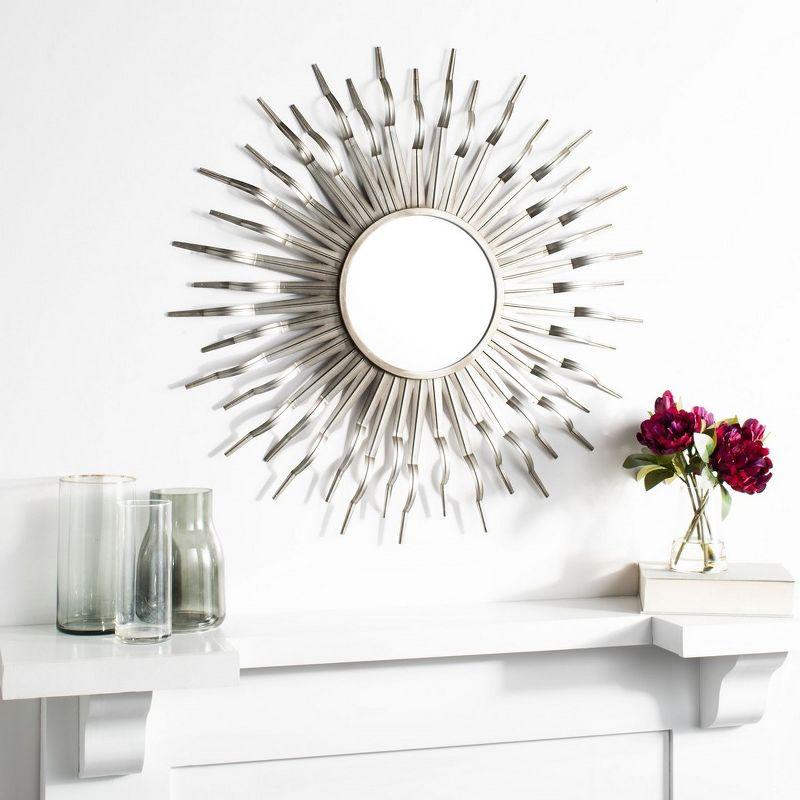 Naya Sunburst Mirror - Gunmetal  - Safavieh
