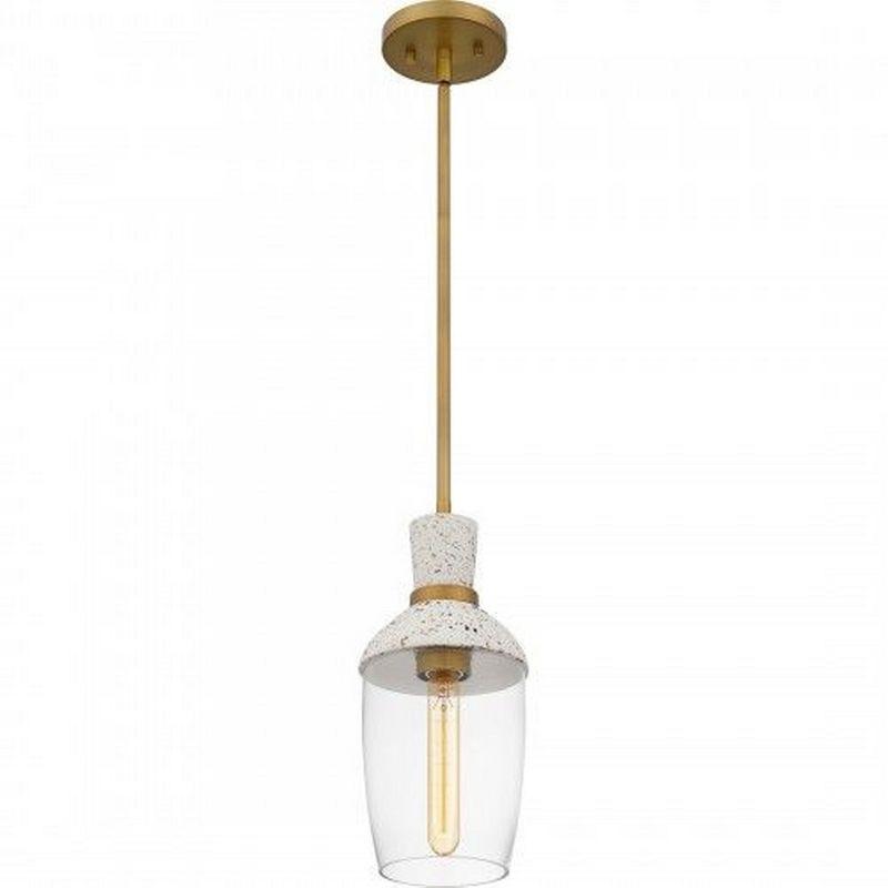 Quoizel Lighting 1 - Light Pendant in  Aged Brass