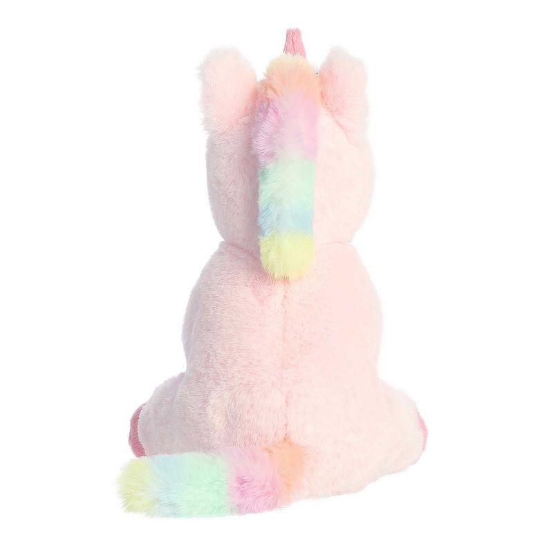 Aurora Small Pearl Unicorn Eco Nation Eco-Friendly Stuffed Animal Pink 8.5"