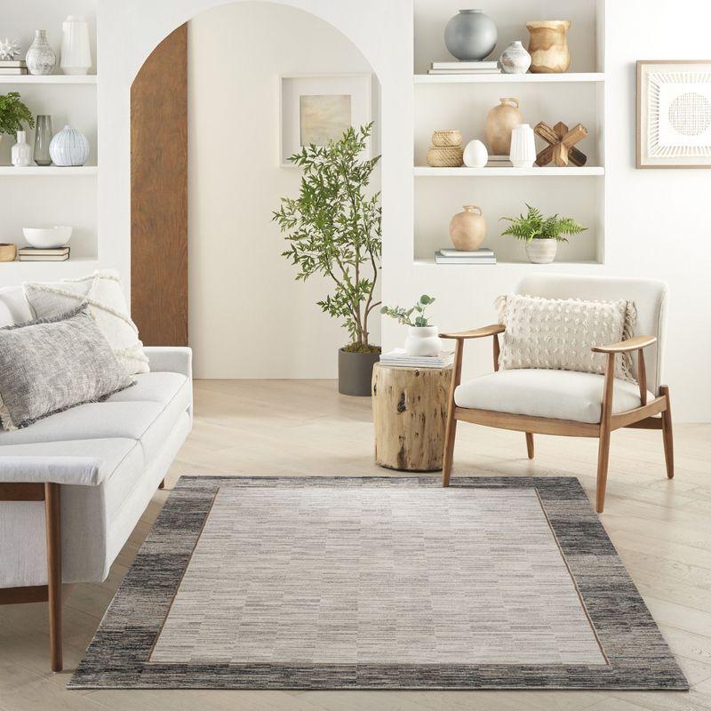 Nourison Desire Contemporary Bordered Abstract Indoor Area Rug