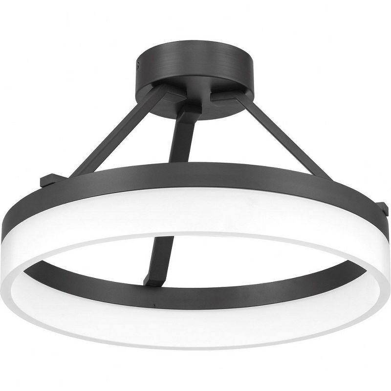 Danica Single Light Acrylic LED Semi Flush Mount
