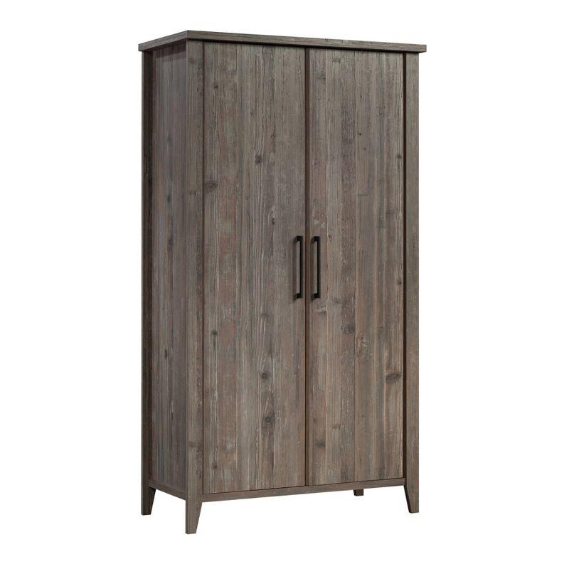 Pebble Pine Freestanding Storage Cabinet with Adjustable Shelving