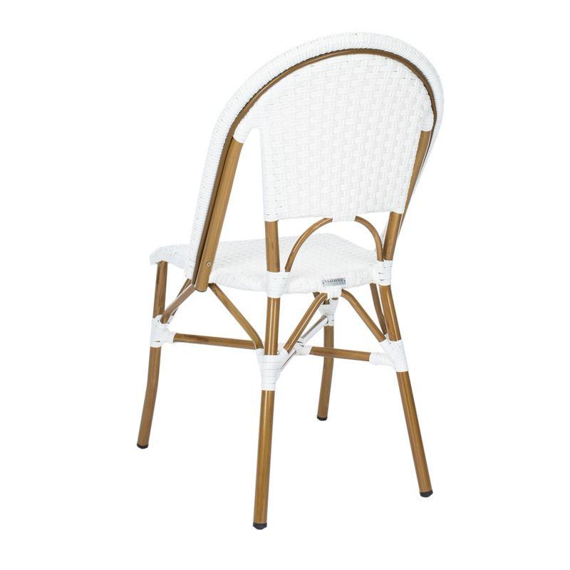 Salcha Side Chair (Set Of 2) - Indoor/Outdoor - FOX5210 - White - Safavieh