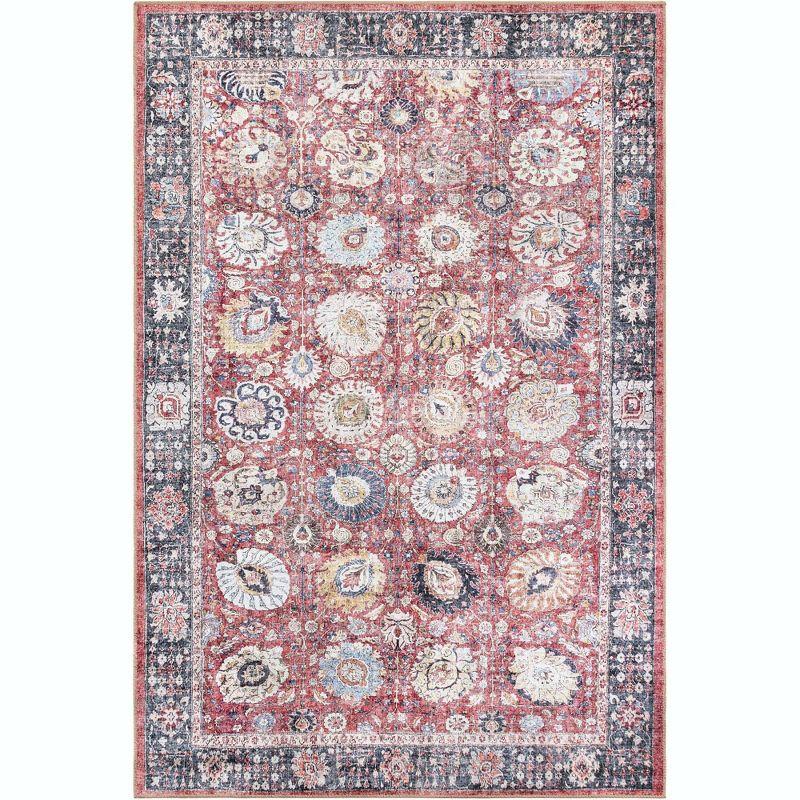 Unique Loom Timeless Miriam Floral Indoor Woven Area Rug