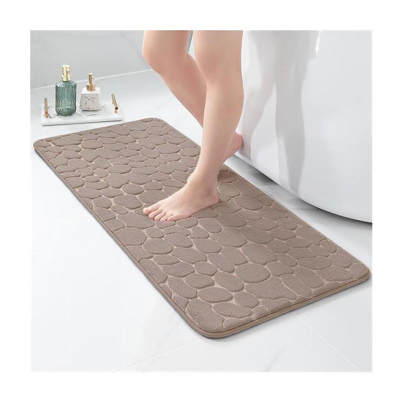 Evideco Pebble Runner Mat - Memory Foam - 48"L x 18"W for Kitchen, Bathroom and more & Reviews | Wayfair