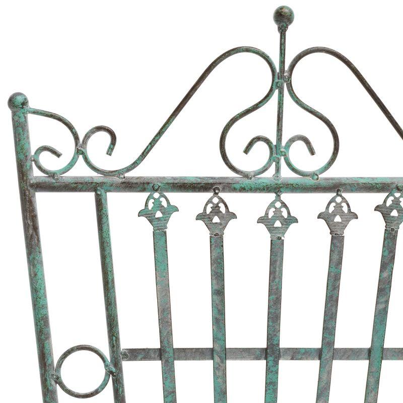 Belen Bistro Set, One Table And Two Chairs - Outdoor - PAT5020 - Antique Dark Green - Safavieh