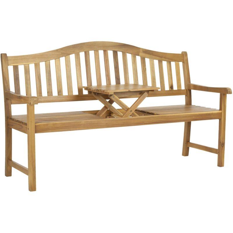 Mischa Bench - Outdoor - FOX6703 - Natural - Safavieh