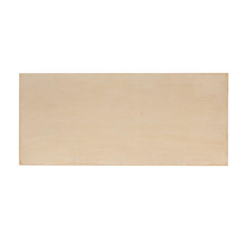 Kate and Laurel Havlock Rectangle MDF Floating Shelf, 2 Piece 18 Inch, Natural