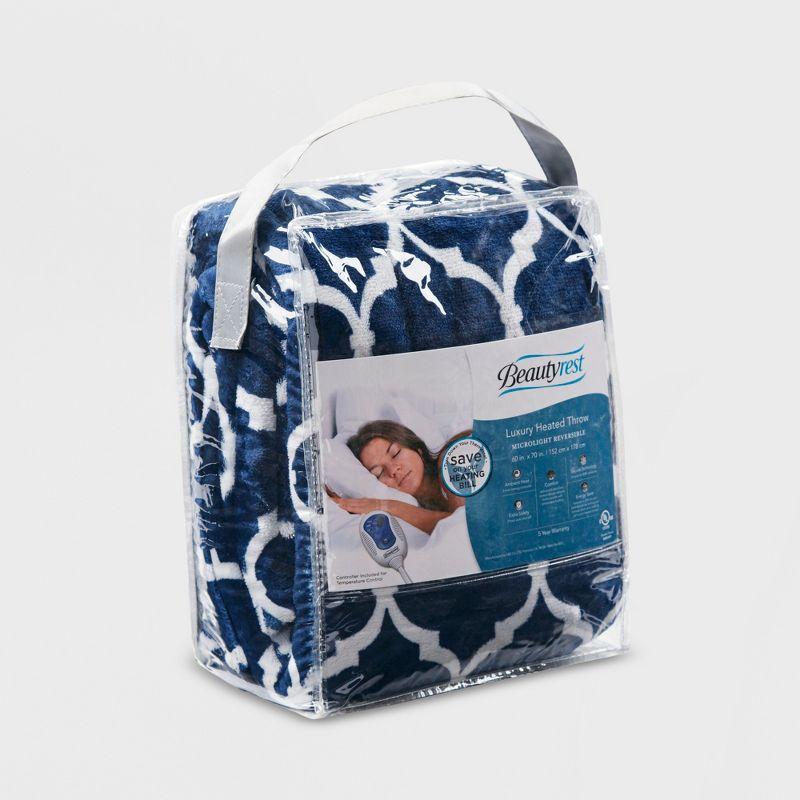 Beautyrest Beautyrest Heated Ogee Oversized Throw