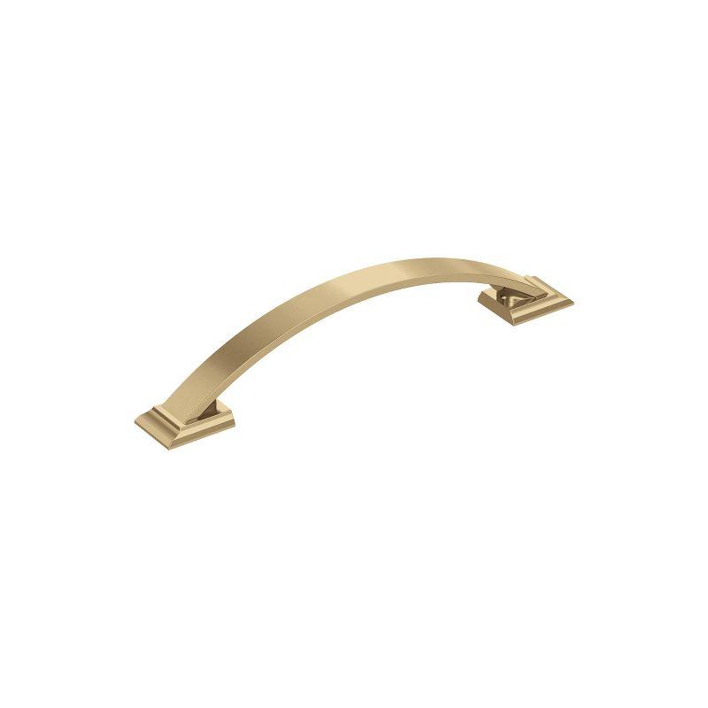 Champagne Bronze 5-1/16 inch Polished Cabinet Pull