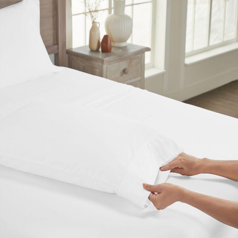 Luxury 600 Thread Count Pillowcases - 100% Cotton Sateen, Soft, Cool & Breathable by California Design Den