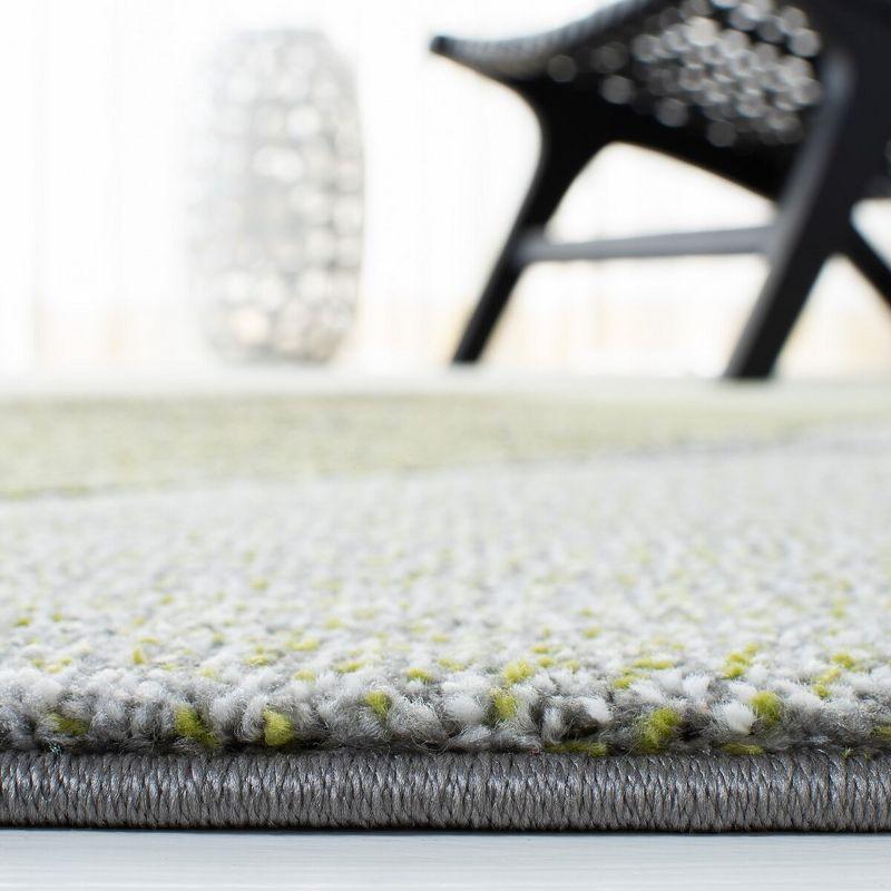 Hollywood HLW715 Machine Made Accent Rug - 2'3"x4' - Grey/Green - Safavieh