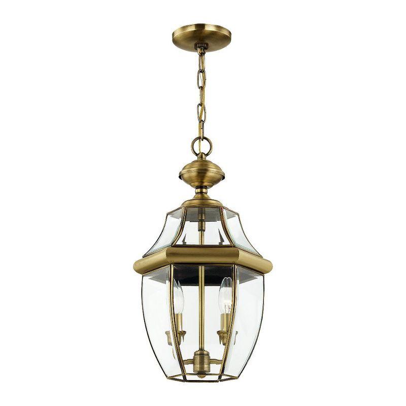 Livex Lighting Monterey 2 - Light Pendant in  Antique Brass