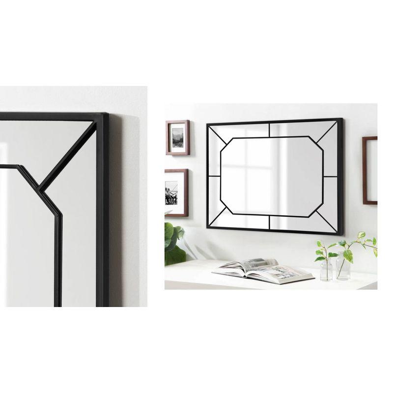 Kate and Laurel Ardithe Rectangle Metal Decorative Mirror, 24x30, Gold