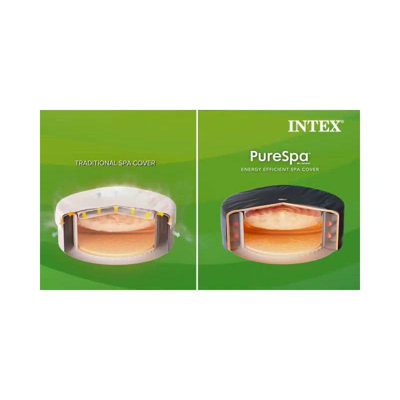Intex Purespa Plus Inflatable Hot Tub Jet Spa with Maintenance Kit and 2 Seats
