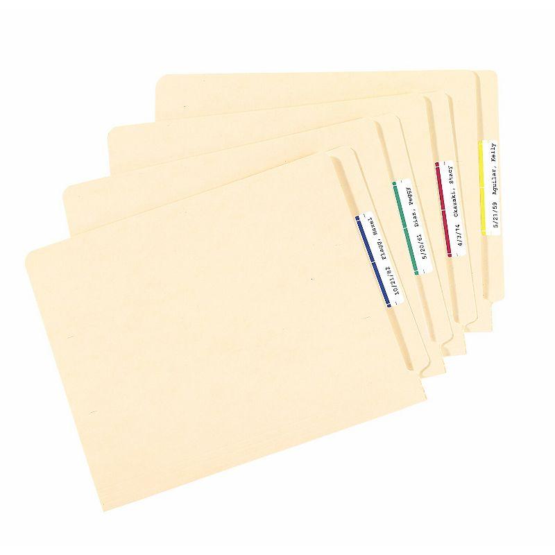 Avery Removable 1/3-Cut File Folder Labels Inkjet/Laser .66 x 3.44 WE/ASST 750/PK 6466