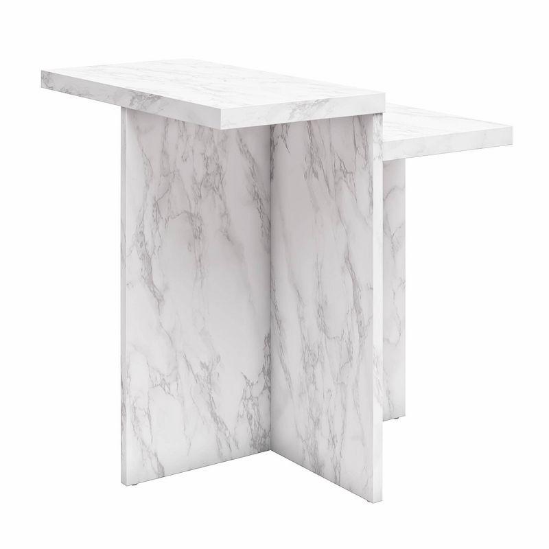 Brielle 24'' Tall Abstract End Table