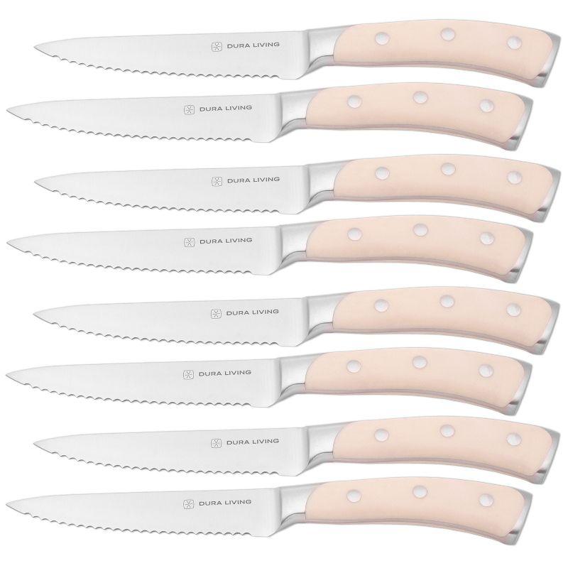 Dura Living Dura Living Elite 8 Piece Forged Stainless Steel Steak Knife Set (Set of 8)