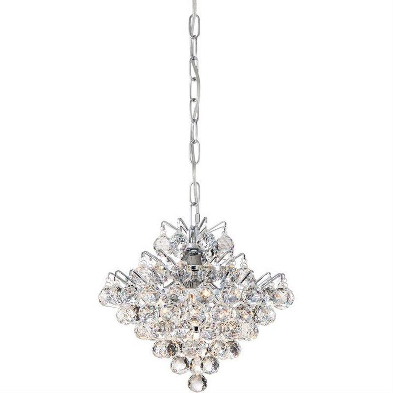 Quoizel Lighting Bordeaux 4 - Light Pendant in  Polished Chrome