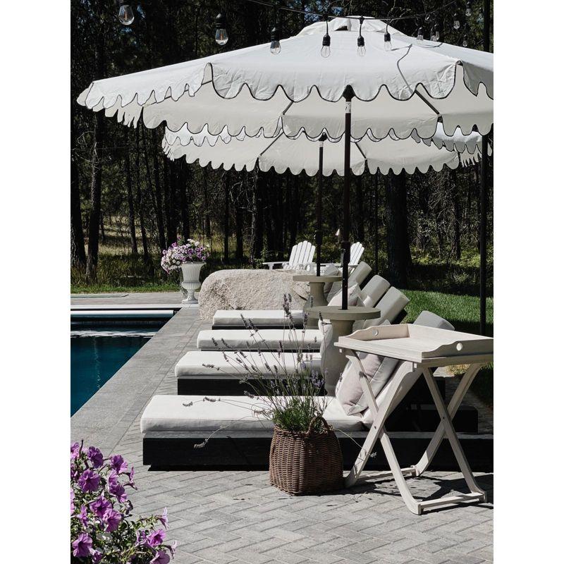 Covina Tray Table - Indoor/Outdoor - PAT6716 - Antique White - Safavieh