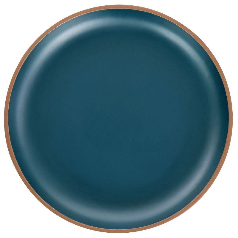 Gibson Home Rockabye 12 Piece Double Bowl Melamine Dinnerware Set