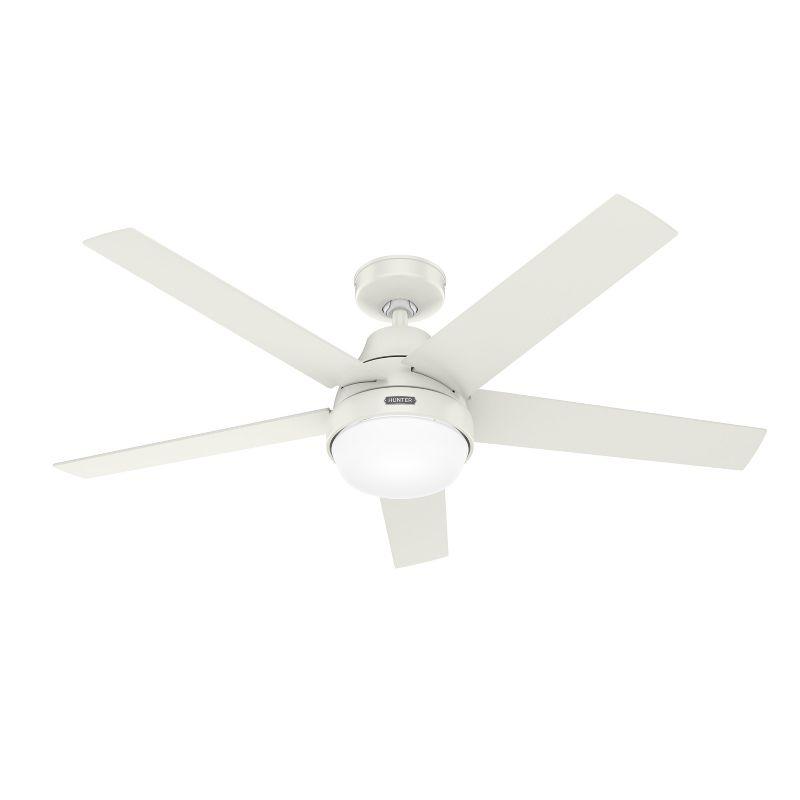 52" Aerodyne 5 - Blade Smart Standard Ceiling Fan with Lights and Remote