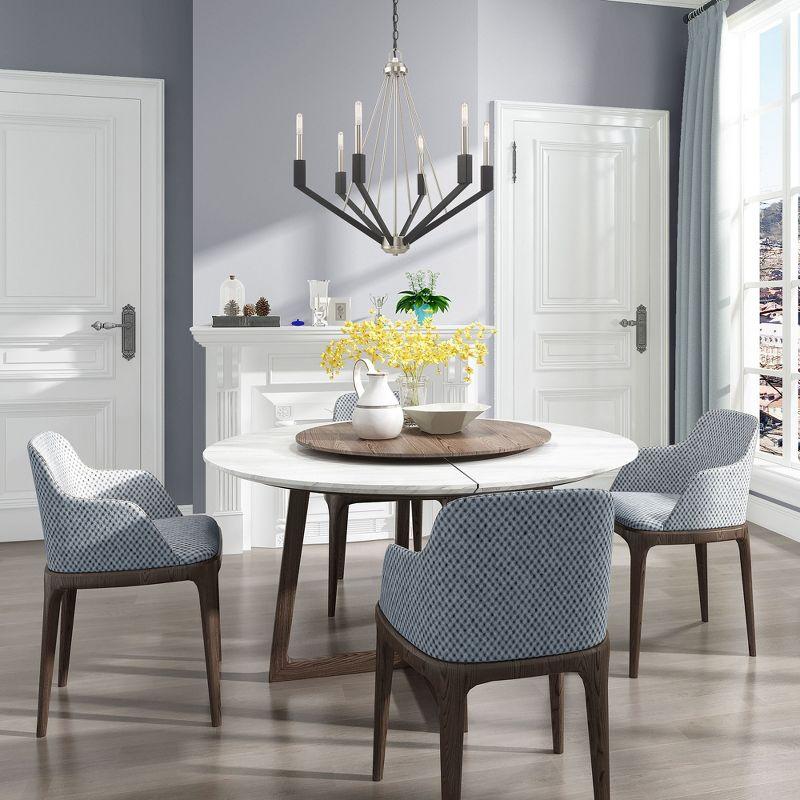 Livex Lighting Beckett 6 - Light Chandelier in  Brushed Nickel