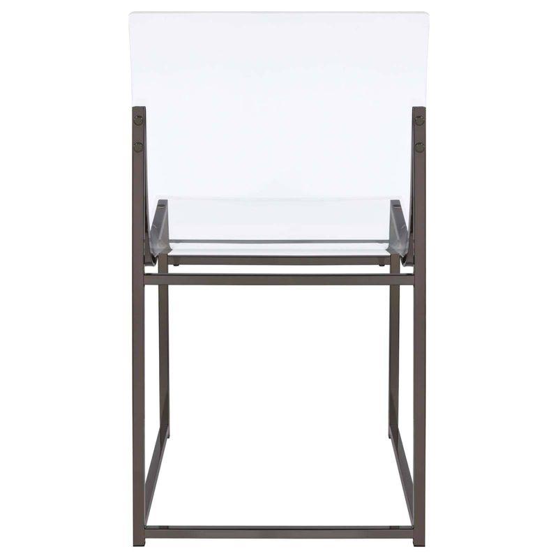 Coaster Set of 2 Adino Modern Acrylic Dining Side Chairs