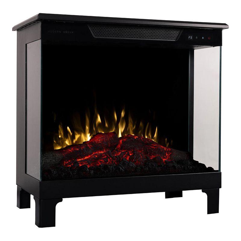 Modern Ember Skyline Smart 3-SidedElectric Fireplace Stove Heater