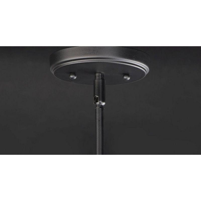Maxim Lighting Flambeau 4 - Light Pendant in  Black/Antique Brass
