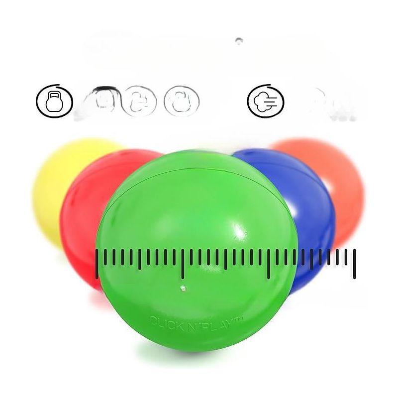Click N' Play Phthalate & BPA Free Plastic Balls for Ball Pit, Multicolored