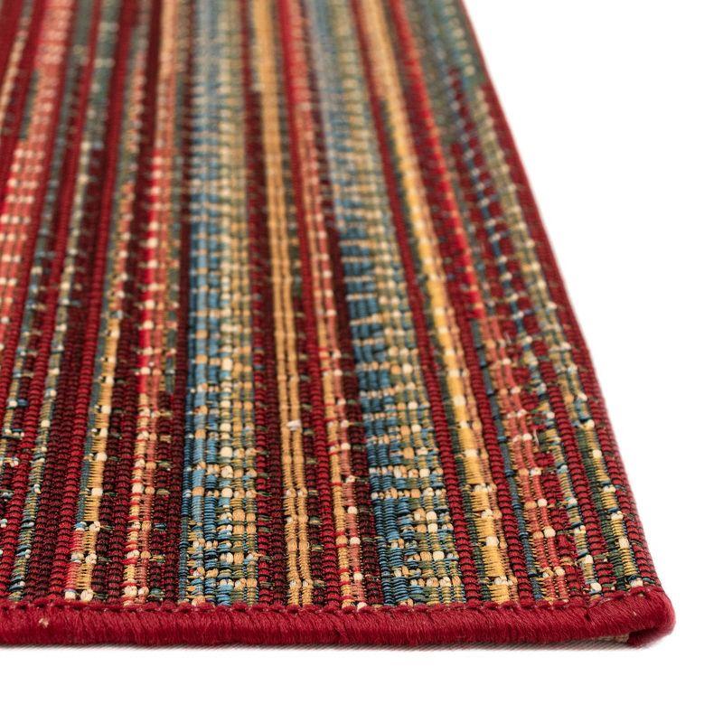 Liora Manne Marina Stripes Indoor/Outdoor Rug Saffron 3'3" x 4'11"