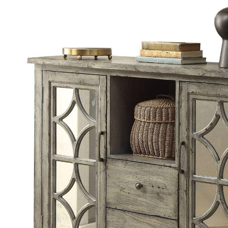 NTYUNRR Velika 48'' Solid Wood Console Table with 2 Drawers