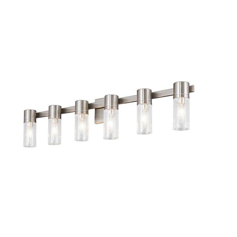 Livex Lighting Midtown 6 - Light Vanity in  Brushed Nickel