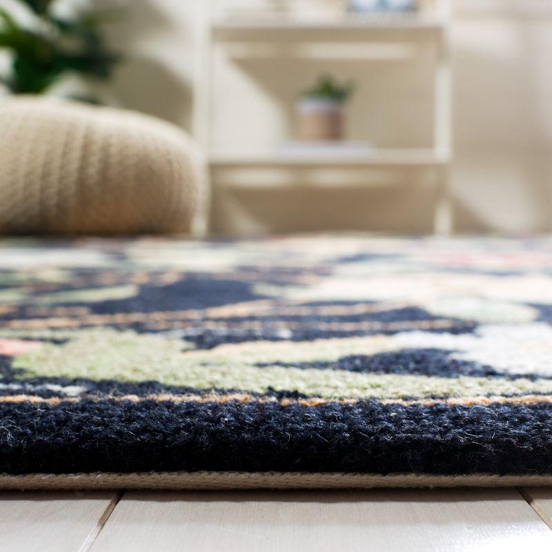 Chelsea HK311 Handmade Accent Rug - 3'x3' - Black - Safavieh