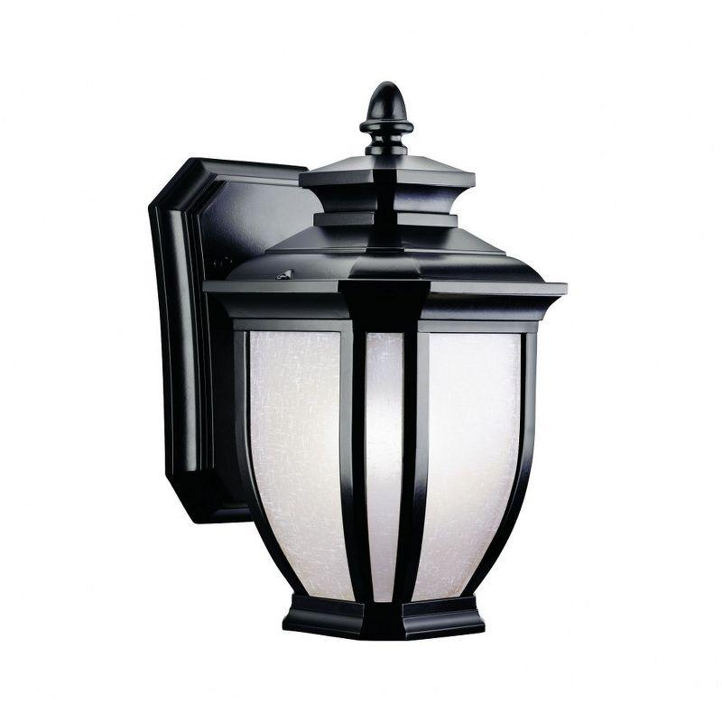 Salisbury Black 10.25" Outdoor Lantern Wall Light