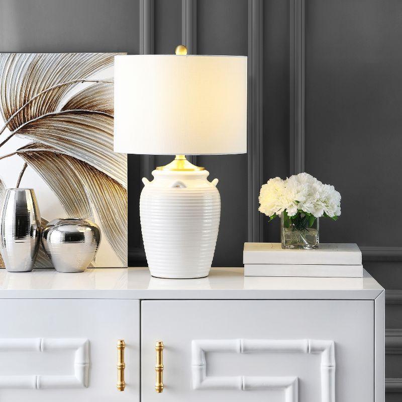 Lener Table Lamp - Ivory - Safavieh.