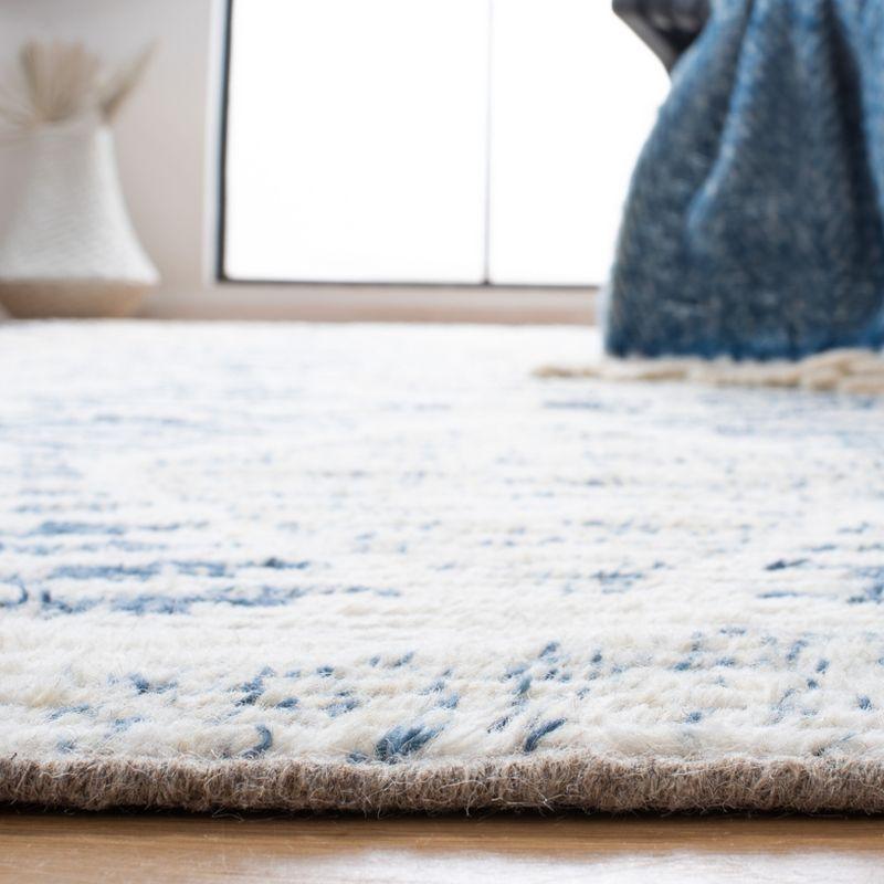 Kenya KNY175 Hand Knotted Area Rug - Blue/Ivory - 8'x10' - Safavieh