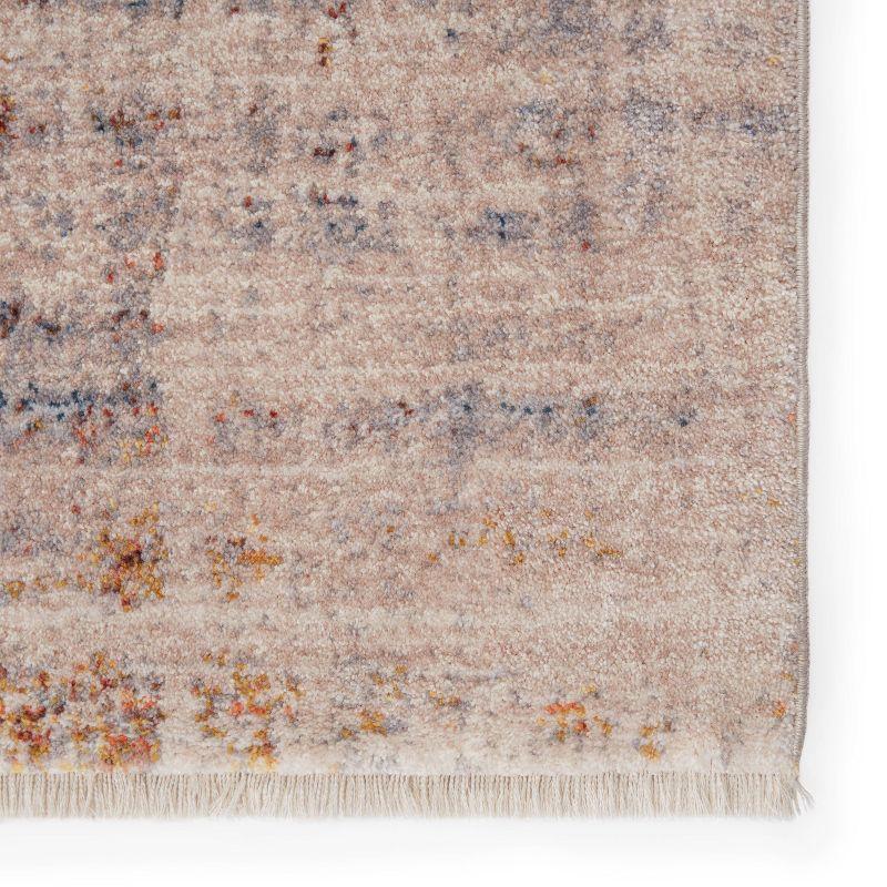 8'x10' Aerin Abstract Area Rug White - Jaipur Living: Contemporary Living Room Rug, Medium Pile, Machine Made